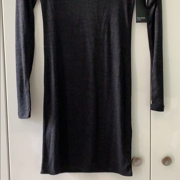 Free People Press Long Sleeved Shift Dress - Picture 4 of 6